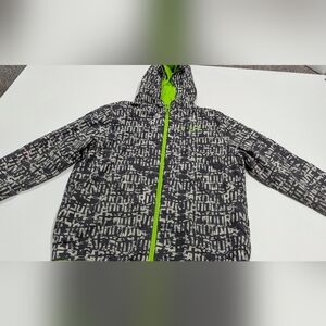 Under Armour Boys Yxl Full Zip All Over Print Fleece Inside Jacket See Pics